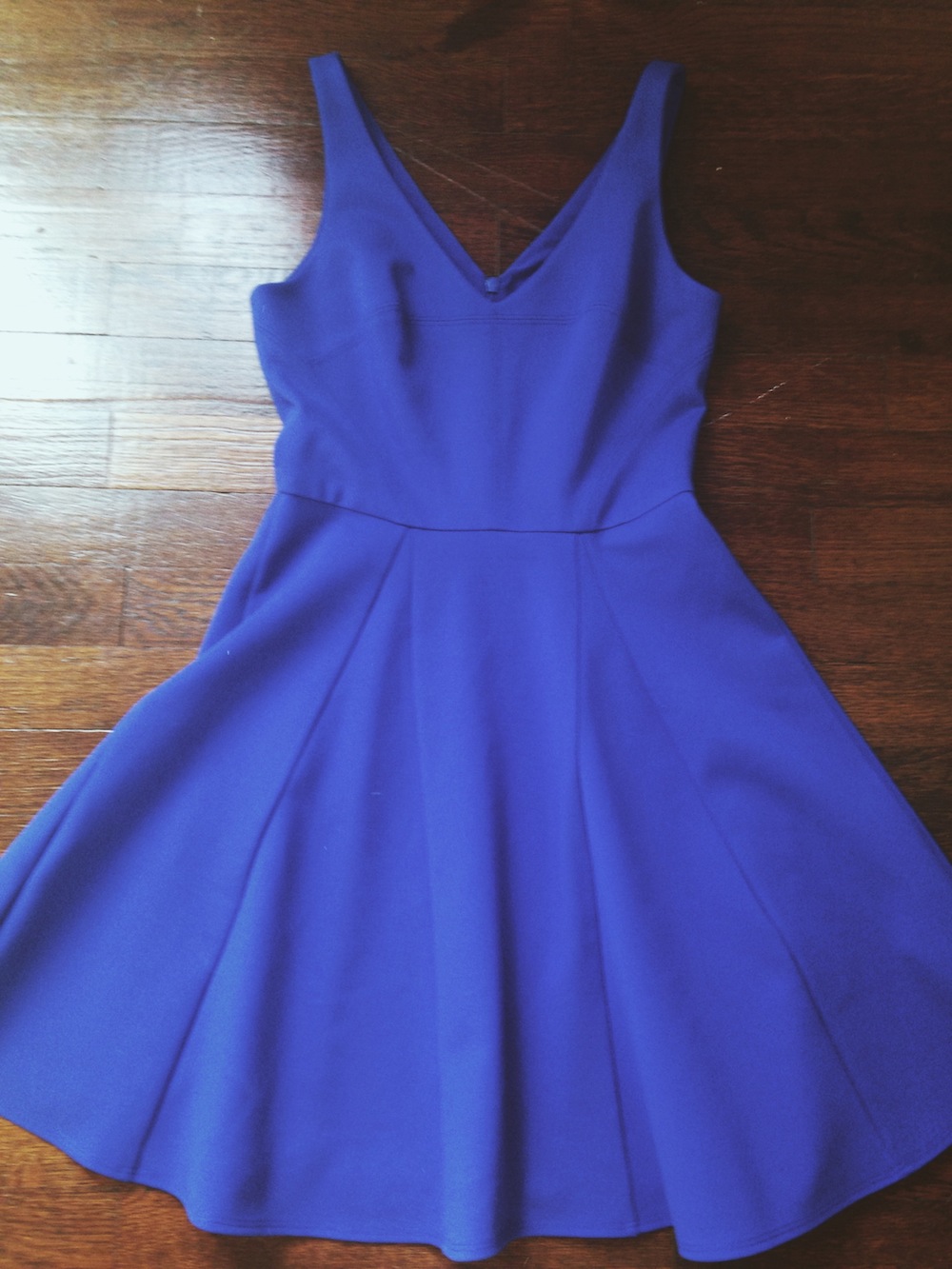 Plain Blue Dress