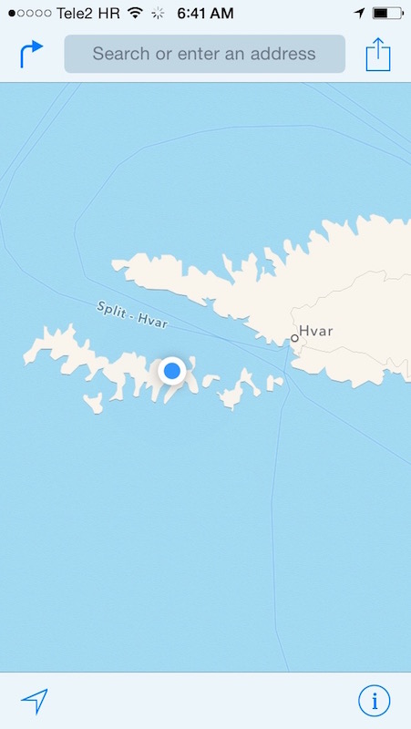 Quite possibly the worst place to be when you get food poisoning, an island off of an island. 